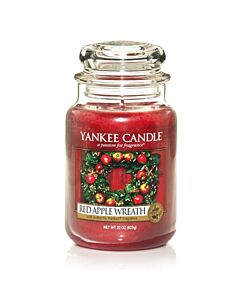 Yankee Candle Red Apple Wreath Large Jar 
